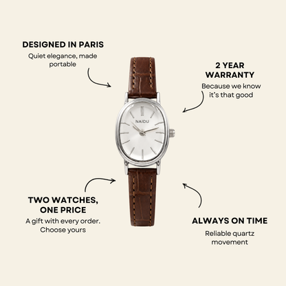 Madeleine Watch Cognac